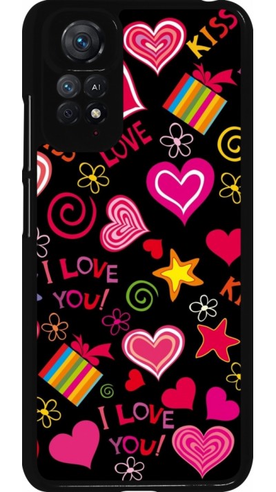 Xiaomi Redmi Note 11 / 11S Case Hülle - Valentine 2023 love symbols