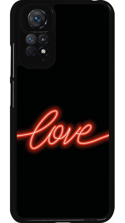 Xiaomi Redmi Note 11 / 11S Case Hülle - Valentine 2023 neon love