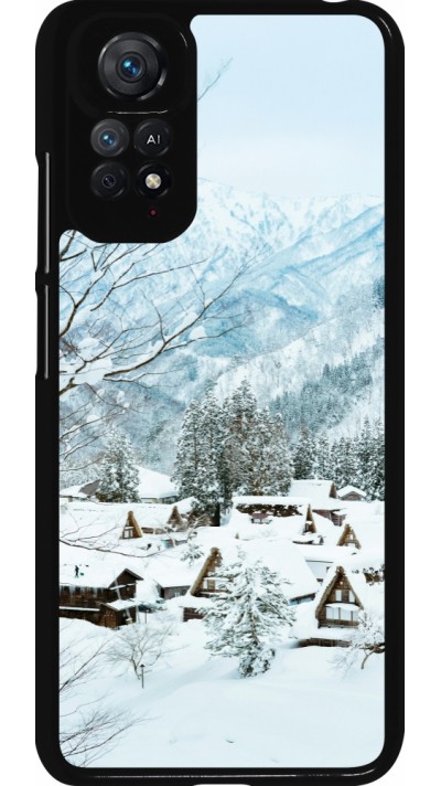 Xiaomi Redmi Note 11 / 11S Case Hülle - Winter 25 Winter snowy landscape
