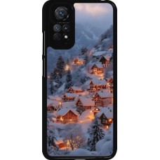 Xiaomi Redmi Note 11 / 11S Case Hülle - Winter 25 Winter snowy village