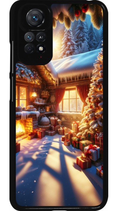 Xiaomi Redmi Note 11 / 11S Case Hülle - Weihnachten Chalet Feerie