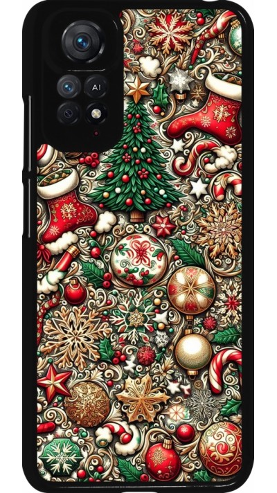Xiaomi Redmi Note 11 / 11S Case Hülle - Weihnachten 2023 Mikromuster