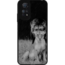 Xiaomi Redmi Note 11 / 11S Case Hülle - Silikon schwarz Angry lions