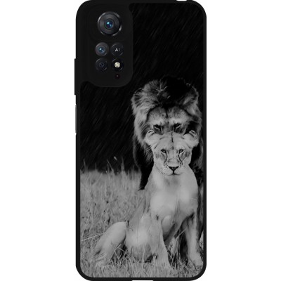 Xiaomi Redmi Note 11 / 11S Case Hülle - Silikon schwarz Angry lions
