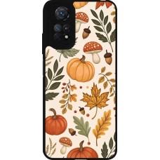 Xiaomi Redmi Note 11 / 11S Case Hülle - Silikon schwarz Autumn 25 Autumn pattern