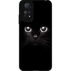 Coque Xiaomi Redmi Note 11 / 11S - Silicone rigide noir Cat eyes