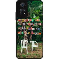 Xiaomi Redmi Note 11 / 11S Case Hülle - Silikon schwarz Chairs DTMF