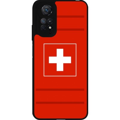 Xiaomi Redmi Note 11 / 11S Case Hülle - Silikon schwarz Euro 2020 Switzerland
