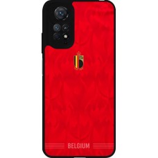 Xiaomi Redmi Note 11 / 11S Case Hülle - Silikon schwarz Belgien 2026 personalisierbares Fussballtrikot