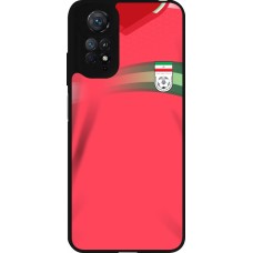 Xiaomi Redmi Note 11 / 11S Case Hülle - Silikon schwarz Iran 2022 personalisierbares Fussballtrikot