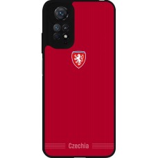 Xiaomi Redmi Note 11 / 11S Case Hülle - Silikon schwarz Tschechische Republik 2026 personalisierbares Fussballtrikot