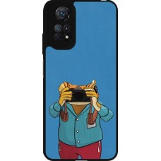 Xiaomi Redmi Note 11 / 11S Case Hülle - Silikon schwarz Frog with camera DTMF