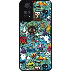 Xiaomi Redmi Note 11 / 11S Case Hülle - Silikon schwarz Mixed Cartoons Turquoise