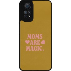 Coque Xiaomi Redmi Note 11 / 11S - Silicone rigide noir Mom 2026 Are Magic