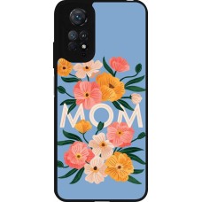 Xiaomi Redmi Note 11 / 11S Case Hülle - Silikon schwarz Mom 2026 Flowers