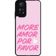Xiaomi Redmi Note 11 / 11S Case Hülle - Silikon schwarz More amor porfavor