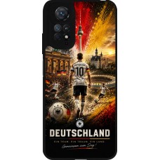 Xiaomi Redmi Note 11 / 11S Case Hülle - Silikon schwarz Fussball Deutschland splash 2026