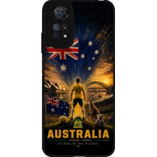 Xiaomi Redmi Note 11 / 11S Case Hülle - Silikon schwarz Fussball Australien splash 2026