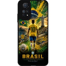 Xiaomi Redmi Note 11 / 11S Case Hülle - Silikon schwarz Fussball Brasilien splash 2026