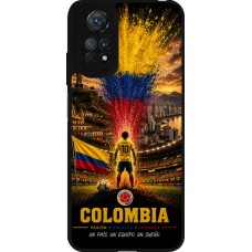 Xiaomi Redmi Note 11 / 11S Case Hülle - Silikon schwarz Fussball Kolumbien splash 2026