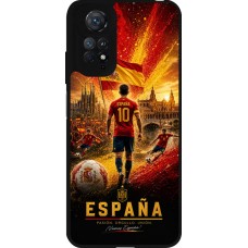Xiaomi Redmi Note 11 / 11S Case Hülle - Silikon schwarz Fussball Espanien splash 2026