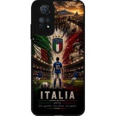 Xiaomi Redmi Note 11 / 11S Case Hülle - Silikon schwarz Fussball Italien splash 2026