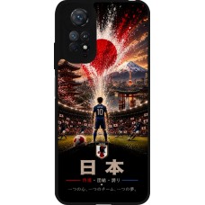 Xiaomi Redmi Note 11 / 11S Case Hülle - Silikon schwarz Fussball Japan splash 2026