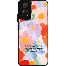 Xiaomi Redmi Note 11 / 11S Case Hülle - Silikon schwarz Every day is a chance 2026