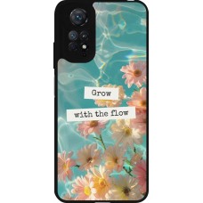 Xiaomi Redmi Note 11 / 11S Case Hülle - Silikon schwarz Summer 2025 Grow with the flow