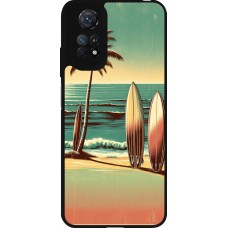Xiaomi Redmi Note 11 / 11S Case Hülle - Silikon schwarz Surf Paradise