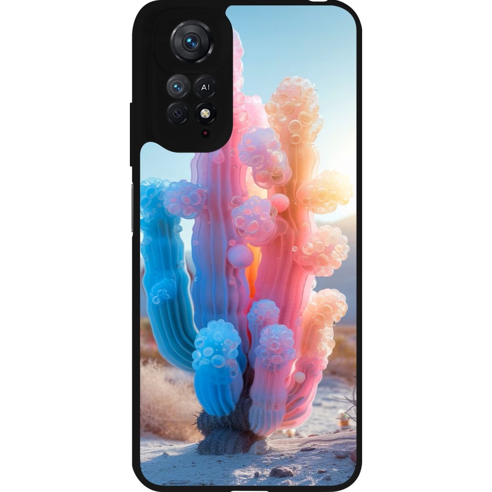 Xiaomi Redmi Note 11 / 11S Case Hülle - Silikon schwarz Artificial vegetation 2025
