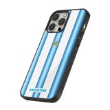 iPhone 12 / 12 Pro Case Hülle - Silikon schwarz Argentinien 2026 personalisierbares Fussballtrikot