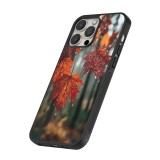 iPhone 12 Pro Max Case Hülle - Silikon schwarz Autumn 25 Rain