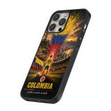 iPhone 12 Pro Max Case Hülle - Silikon schwarz Fussball Kolumbien splash 2026