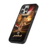 iPhone 12 Pro Max Case Hülle - Silikon schwarz Fussball Ägypten splash 2026
