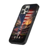 iPhone 12 Pro Max Case Hülle - Silikon schwarz Fussball Vereinigten Staaten splash 2026