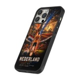 iPhone 12 Pro Max Case Hülle - Silikon schwarz Fussball Niederlande splash 2026
