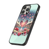 iPhone 12 Pro Max Case Hülle - Silikon schwarz Valentin 2025 Schick