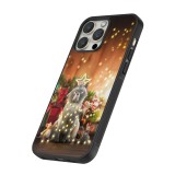 iPhone 13 Pro Max Case Hülle - Silikon schwarz Christmas 25 Xmas Cat