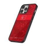 iPhone 13 Pro Max Case Hülle - Silikon schwarz Türkei 2026 personalisierbares Fussballtrikot
