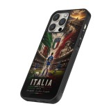 iPhone 13 Pro Max Case Hülle - Silikon schwarz Fussball Italien splash 2026