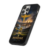 iPhone 13 Pro Max Case Hülle - Silikon schwarz Fussball Schweden splash 2026