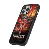iPhone 13 Pro Max Case Hülle - Silikon schwarz Fussball Tunesien splash 2026