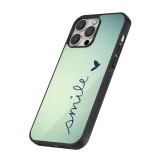 iPhone 14 Pro Max Case Hülle - Silikon schwarz Smile