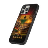 iPhone 14 Pro Max Case Hülle - Silikon schwarz Fussball Ghana splash 2026