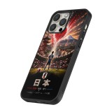 iPhone 14 Pro Max Case Hülle - Silikon schwarz Fussball Japan splash 2026