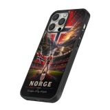 iPhone 14 Pro Max Case Hülle - Silikon schwarz Fussball Norwegen splash 2026