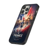 iPhone 14 Pro Case Hülle - Silikon schwarz Fussball Frankreich splash 2026