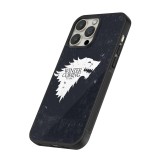 iPhone 15 Pro Case Hülle - Silikon schwarz Winter is coming Stark