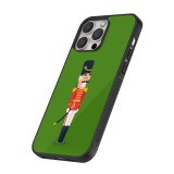iPhone 16 Pro Max Case Hülle - Silikon schwarz Christmas 25 Nutcracker Green